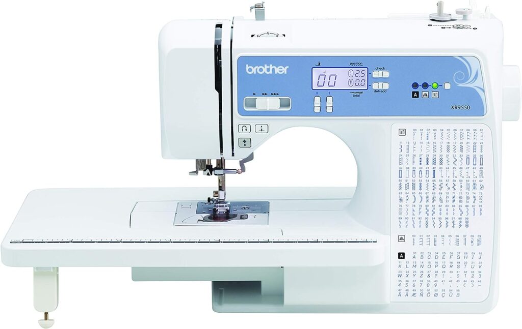 Brother Sewing and Quilting Machine, Computerized, 165 Built-in Stitches, LCD Display, Wide Table
