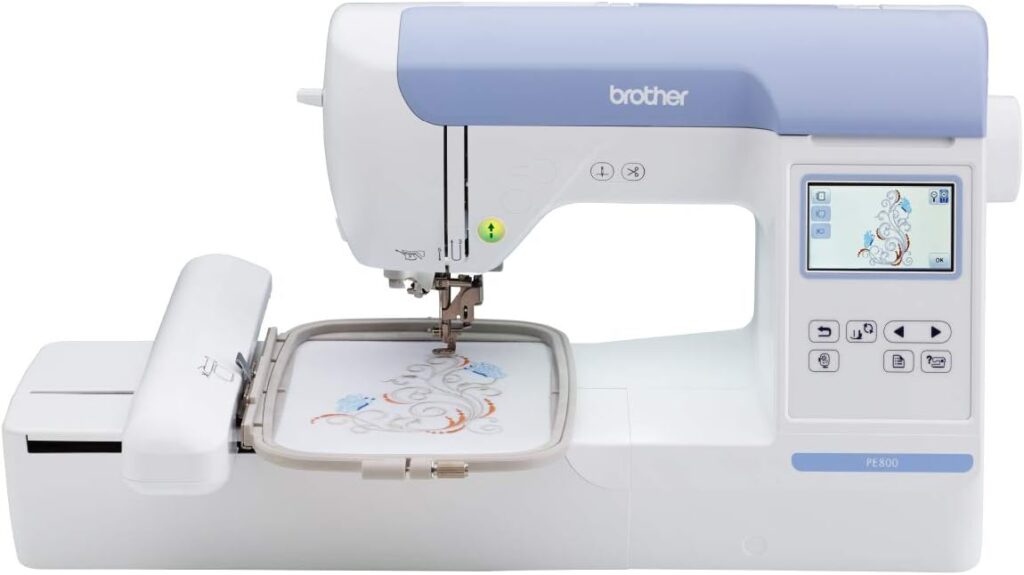 Brother Embroidery Machine PE800, 138 Built-in Designs