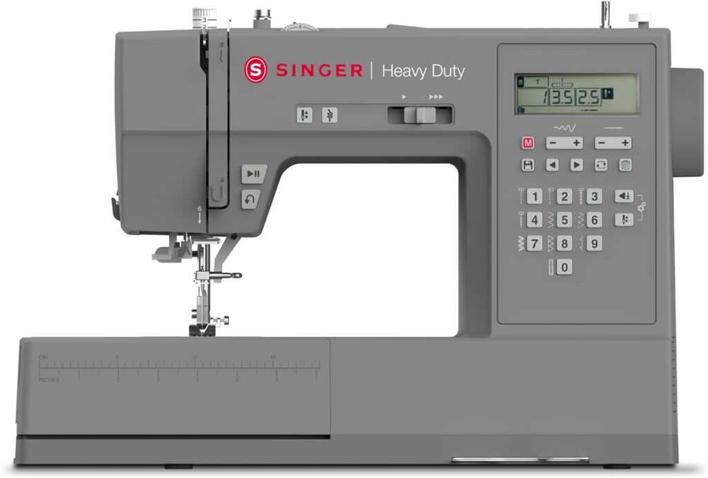 SINGER | HD6700 Electronic Heavy Duty Sewing Machine with 411 Stitch Applications